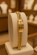 Rolex-Inspired Gold Cuban Link Bracelet for Men | Premium HS Jewelry