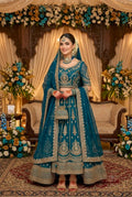 Royal Blue Kundan Bridal Jewellery Set – Premium Gold Plated Necklace Set